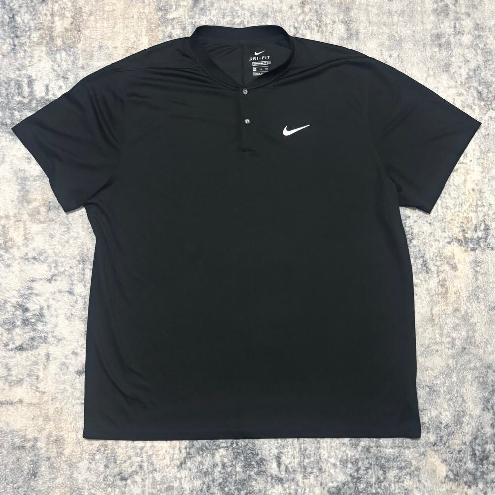 Nike Dri-FIT Victory Blade Collar Polo XXL Black Golf Shirt